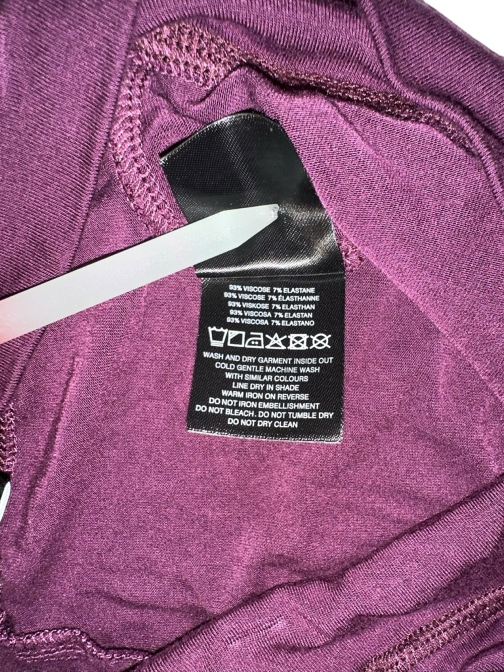 I.AM.GIA Blare Trackpant Low Rise Flare Leg Purple Pants SMALL in Plum - Picture 6 of 10